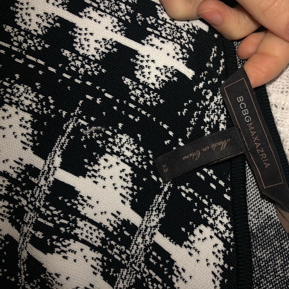 BCBG Max Azria One Shoulder Bodycon Dress - Picture 3 of 3